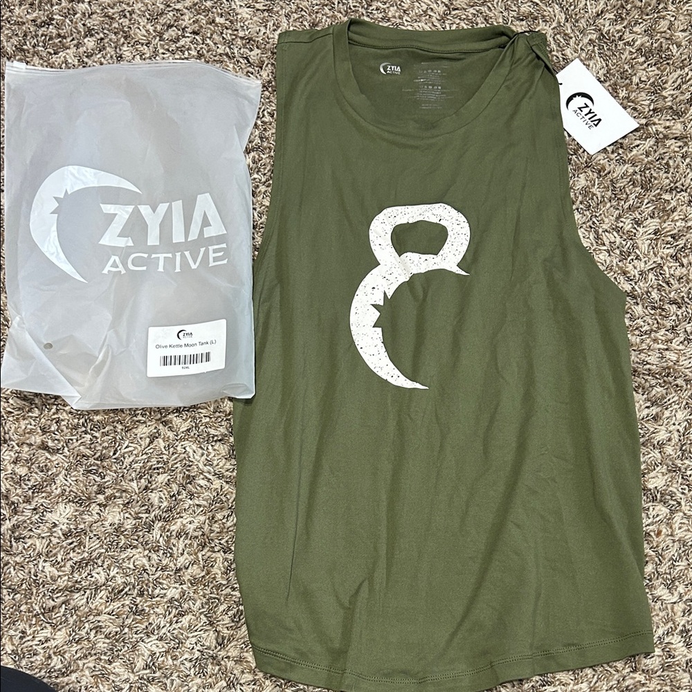 ZYIA Olive Kettle Moon Tank